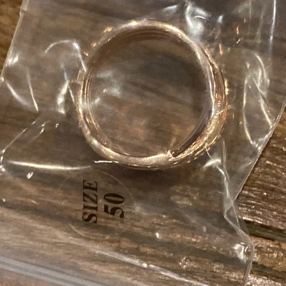 New Pandora Sparkling & Polished Lines ring 925-14k rose gold, CZs 2 sizes - Picture 10 of 10